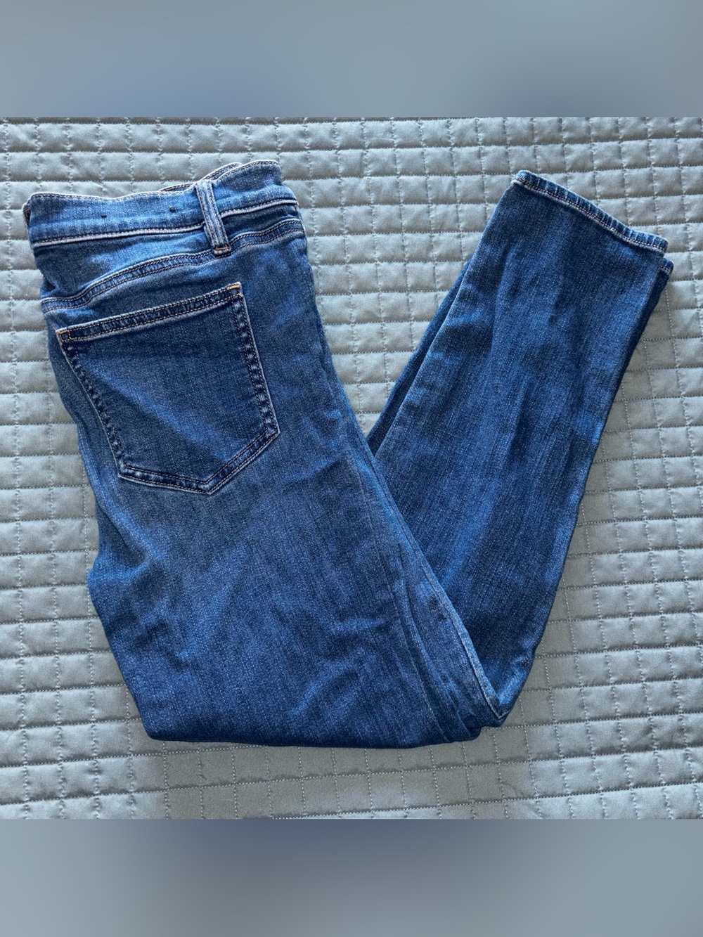 Ann Taylor Petite Womens Jeans Size 8P Relaxed Slim Stretch Soft Denim 31X26.5